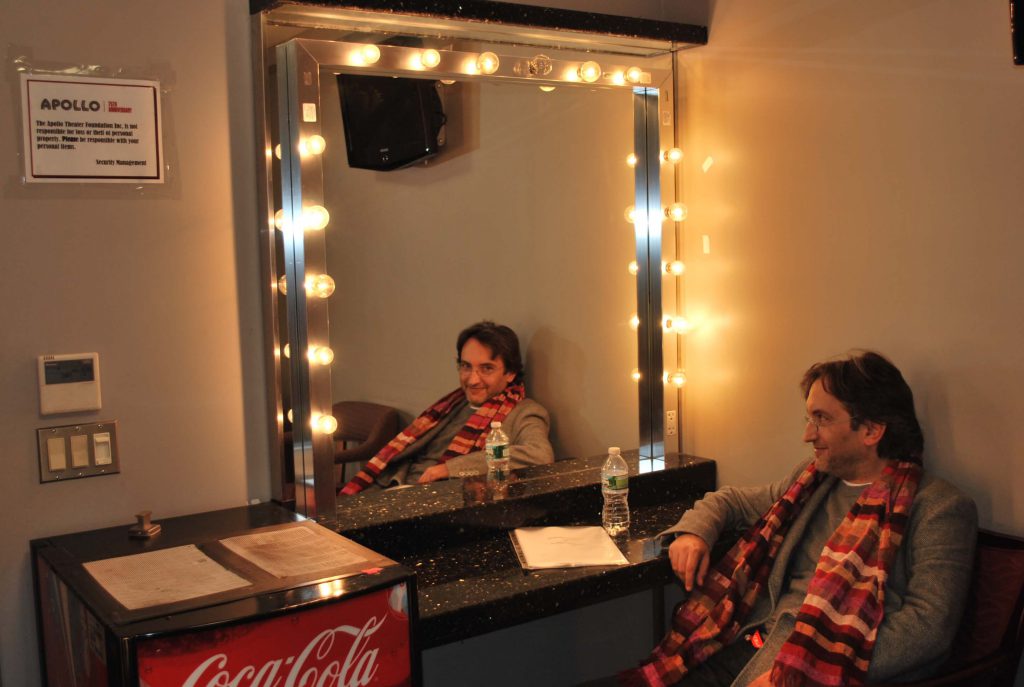 in James Brown's dressing room - Apollo Theater NYC - 2010